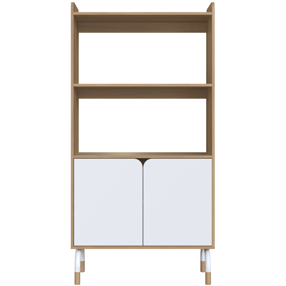Armario Alto 2 Portas 157x80 cm 27996 Hanover Branco Artesano