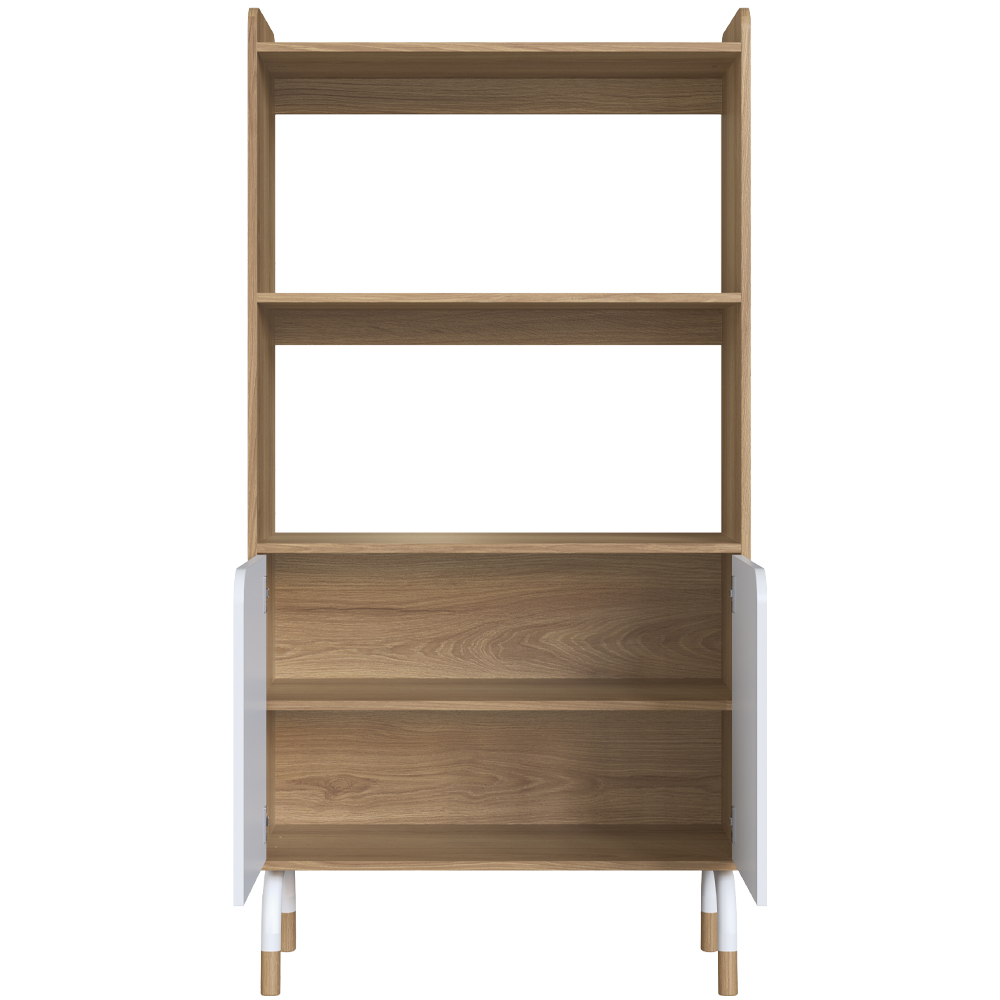 Armario Alto 2 Portas 157x80 cm 27996 Hanover Branco Artesano