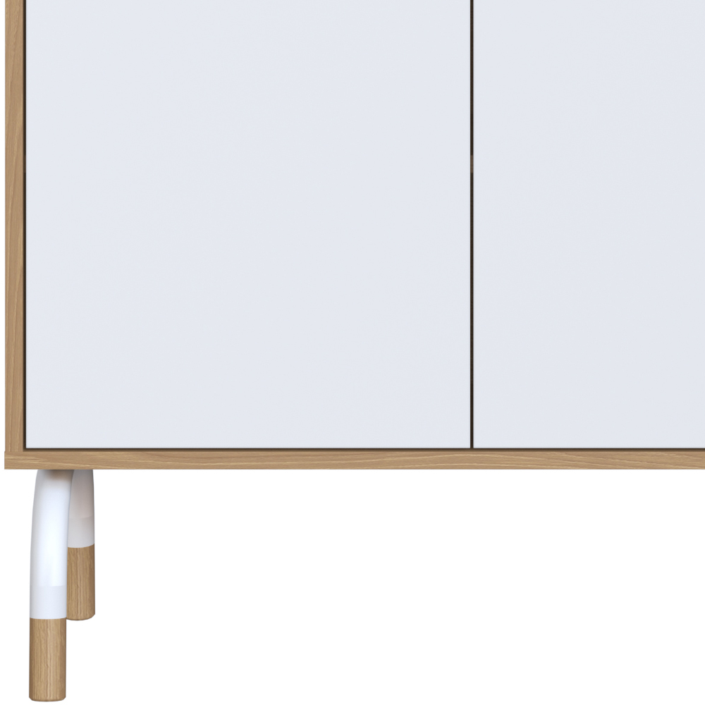 Armario Alto 2 Portas 157x80 cm 27996 Hanover Branco Artesano