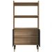 Armario Alto 2 Portas 157x80 cm 27996 Hanover Nero Artesano