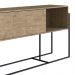 Balcão Buffet York 100cm Estrutura Preto Fosco - Vermont