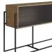 Balcão Buffet York 100cm Estrutura Preto Fosco - Vermont