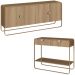 Balcao Buffet E Aparador 180 cm Organica Hanover Dourado Artesano