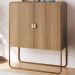 Balcao Buffet Organico 2 Portas 90 cm 28065 Hanover Dourado Artesano