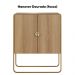 Balcao Buffet Organico 2 Portas 90 cm 28065 Hanover Dourado Artesano