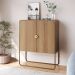 Balcao Buffet Organico 2 Portas 90 cm 28065 Hanover Dourado Artesano