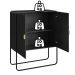 Balcao Buffet Organico 2 Portas 90 cm 28065 Nero Preto Artesano