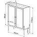 Balcao Cafe Bar 2 Portas 93 Cm Pes Madeira 27929 Oslo Hanover Artesano