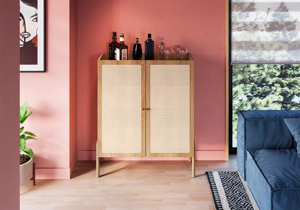 Balcao Cafe Bar 2 Portas 93 Cm Pes Madeira 27929 Oslo Hanover Artesano