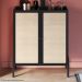 Balcao Cafe Bar 2 Portas 93 Cm Pes Madeira 27929 Oslo Nero Artesano
