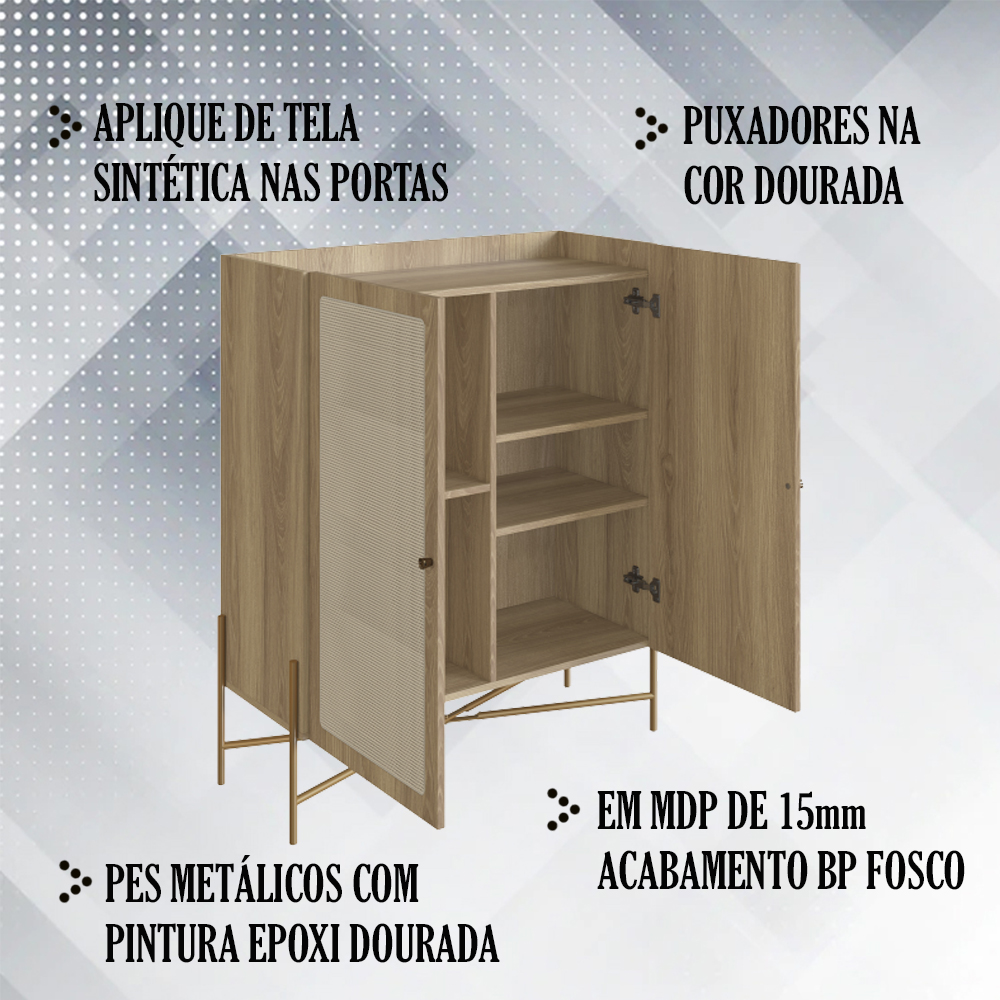 Balcao Cafe Bar 2 Portas 93 Cm Pes Metal 28929 Oslo Hanover Artesano