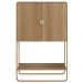 Balcao Cafe Bar Organico 2 Portas 90 cm 28069 Hanover Dourado Artesano