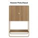 Balcao Cafe Bar Organico 2 Portas 90 cm 28069 Hanover Dourado Artesano
