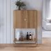 Balcao Cafe Bar Organico 2 Portas 90 cm 28069 Hanover Dourado Artesano