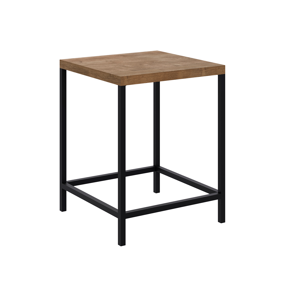 Banco Steel Quadra Vermont e Preto