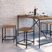 Banco Steel Quadra Vermont e Preto