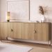 Buffet Aparador Organico 4 Portas 180 cm 28075 Hanover Dourado Artesano