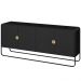 Buffet Aparador Organico 4 Portas 180 cm 28075 Nero Preto Artesano