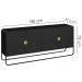 Buffet Aparador Organico 4 Portas 180 cm 28075 Nero Preto Artesano