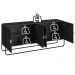 Buffet Aparador Organico 4 Portas 180 cm 28075 Nero Preto Artesano