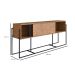 Buffet Balcão York 2 PT Vermont e Preto