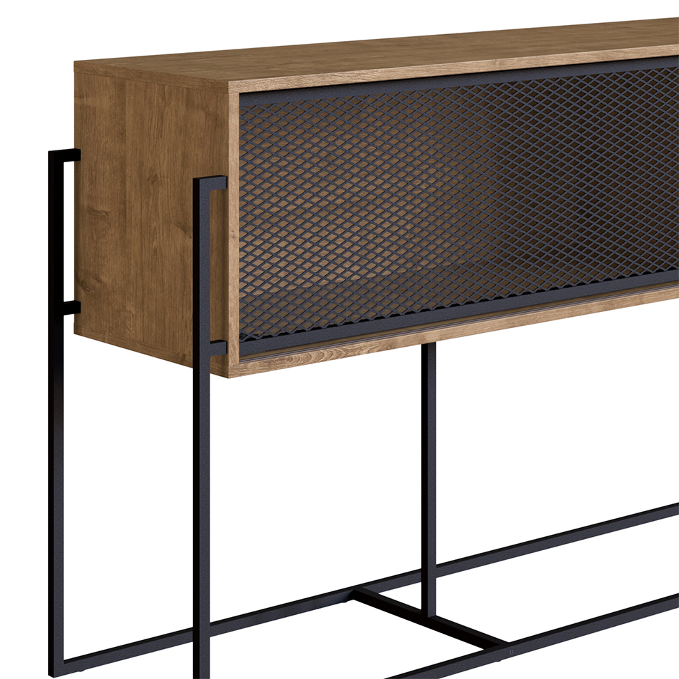 Buffet Balcão York 2 PT Vermont e Preto