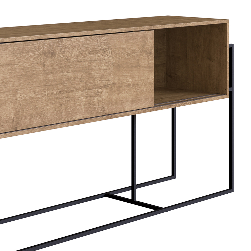 Buffet Balcão York 2 PT Vermont e Preto