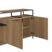 Buffet Bar Dinâmico York 135cm Estrutura Preto Fosco - Hanover