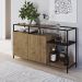 Buffet Bar Dinâmico York 135cm Estrutura Preto Fosco - Vermont
