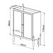 Buffet Bar Oslo 2 PT Hanover 110 cm