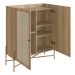 Buffet Bar Oslo 2 PT Hanover e Dourado 110 cm