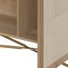 Buffet Bar Oslo 2 PT Hanover e Dourado 81 cm