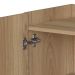 Buffet Bar Oslo 2 PT Hanover e Dourado 81 cm