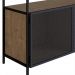 Buffet Bar York 100cm Estrutura Preto Fosco - Vermont
