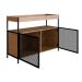 Buffet Bar York 2 PT Vermont e Preto