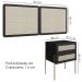 Cabeceira Casal 160 cm 02 Mesas Cabeceira Palinha 28978 Nero Dourado Artesano