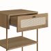 Cabeceira Casal e 2 Mesas Cabeceira Palinha 28977 Hanover Dourado Artesano