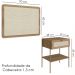 Cabeceira Solteiro e Mesa Cabeceira Palinha 28975 Hanover Dourado Artesano