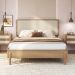 Cama Casal Palhinha Oslo 27055 Pes Madeira 152 cm Hanover Artesano