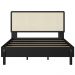 Cama Casal Palhinha Oslo 27055 Pes Madeira 152 cm Nero Artesano