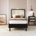 Cama Solteiro Palhinha Oslo 27058 Pes Madeira 102 cm Nero Artesano