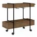 Carrinho Bar Com Rodizios 27813 Linha Complementos Preto Vermont Artesano