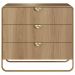 Comoda 3 Gavetas Organica 90 cm 28068 Hanover Dourado Artesano