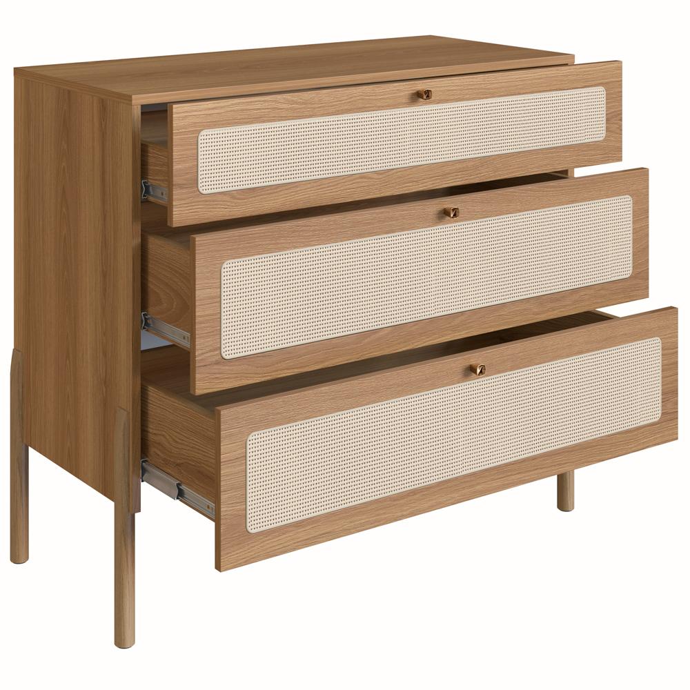 Comoda 3 Gv Corrediças Telesc Pes Madeira 27934 Oslo Hanover Artesano