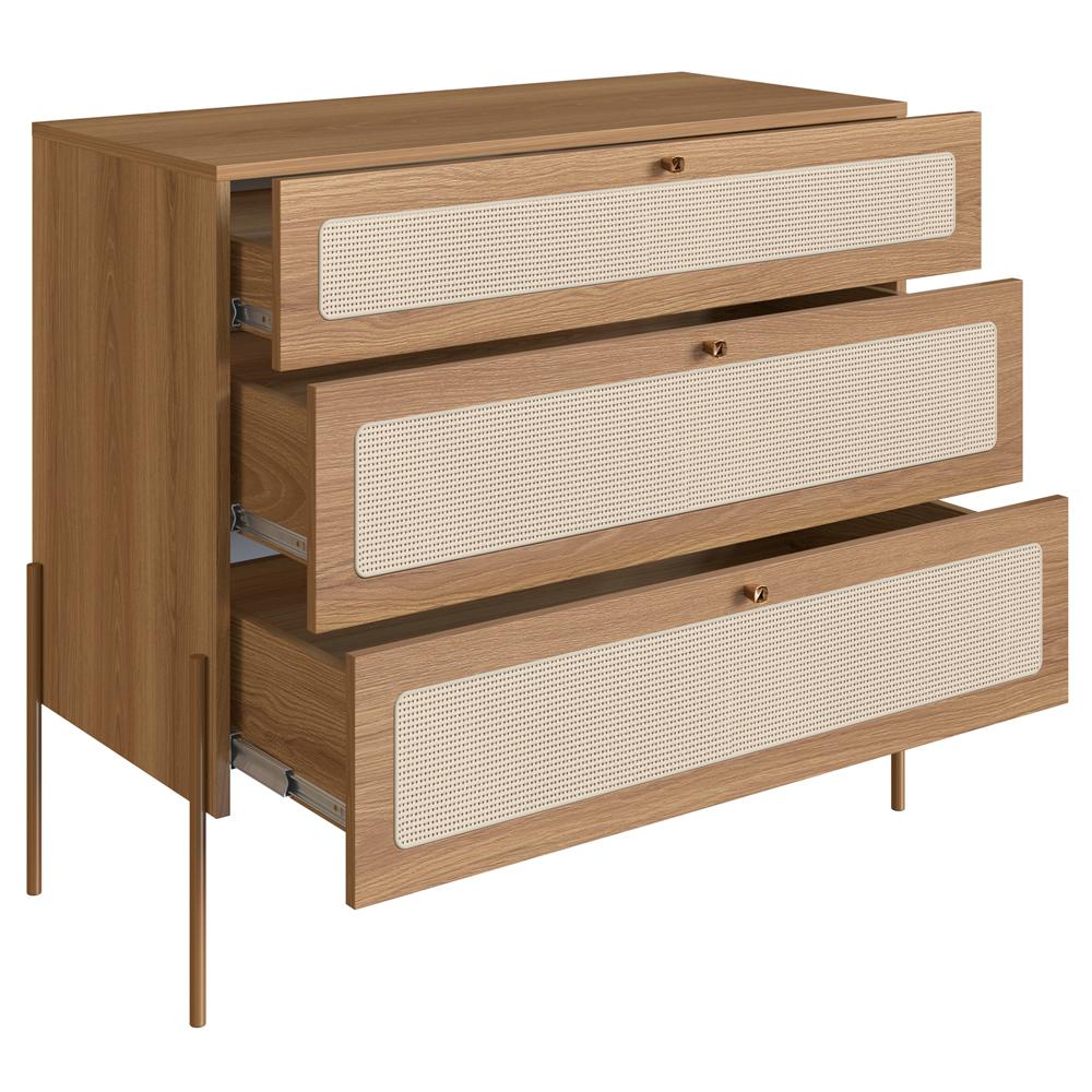 Comoda 3 Gv Corrediças Telesc Pes Metal Oslo 28934 Hanover Artesano