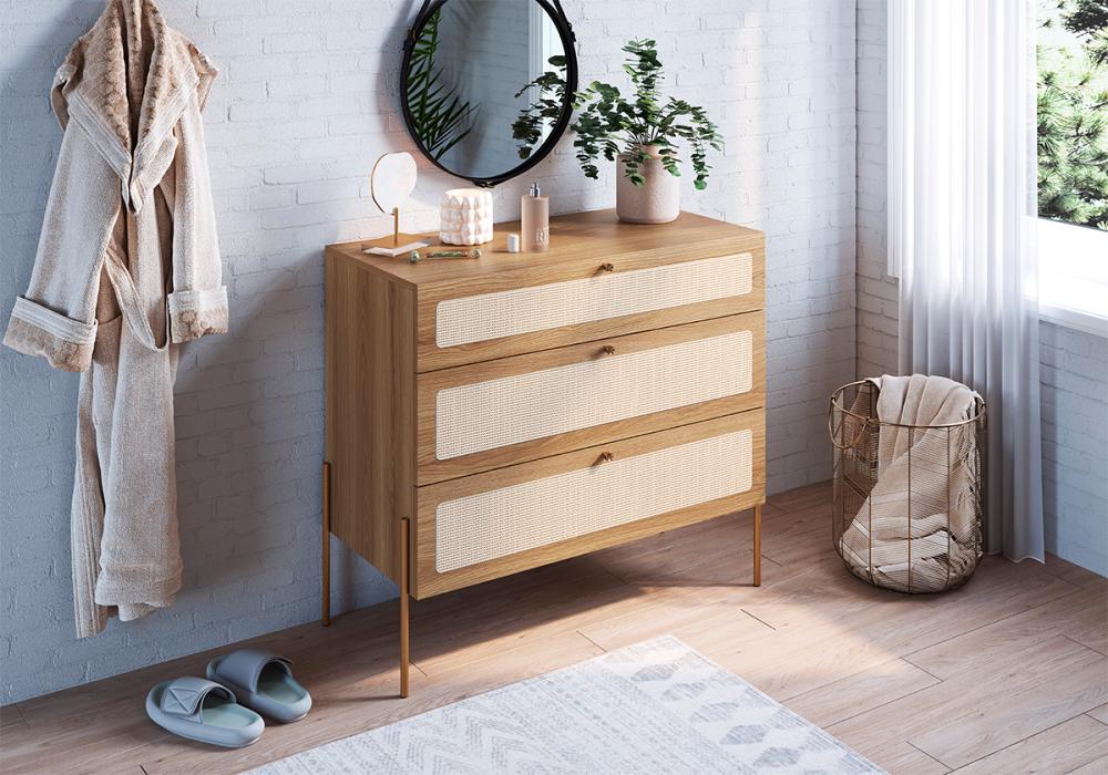 Comoda E 02 Mesas de Cabeceira Palhinha 28934x28933 Linha Oslo Hanover Artesano