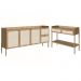 Conjunto Aparador E Buffet Palhinha 27936x27935 Linha Oslo Hanover Artesano