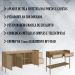 Conjunto Aparador E Buffet Palhinha 27936x27935 Linha Oslo Hanover Artesano