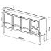 Conjunto Aparador E Buffet Palhinha 27936x27935 Linha Oslo Nero Artesano