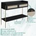 Conjunto Aparador E Buffet Palhinha 28936x28935 Linha Oslo Nero Artesano